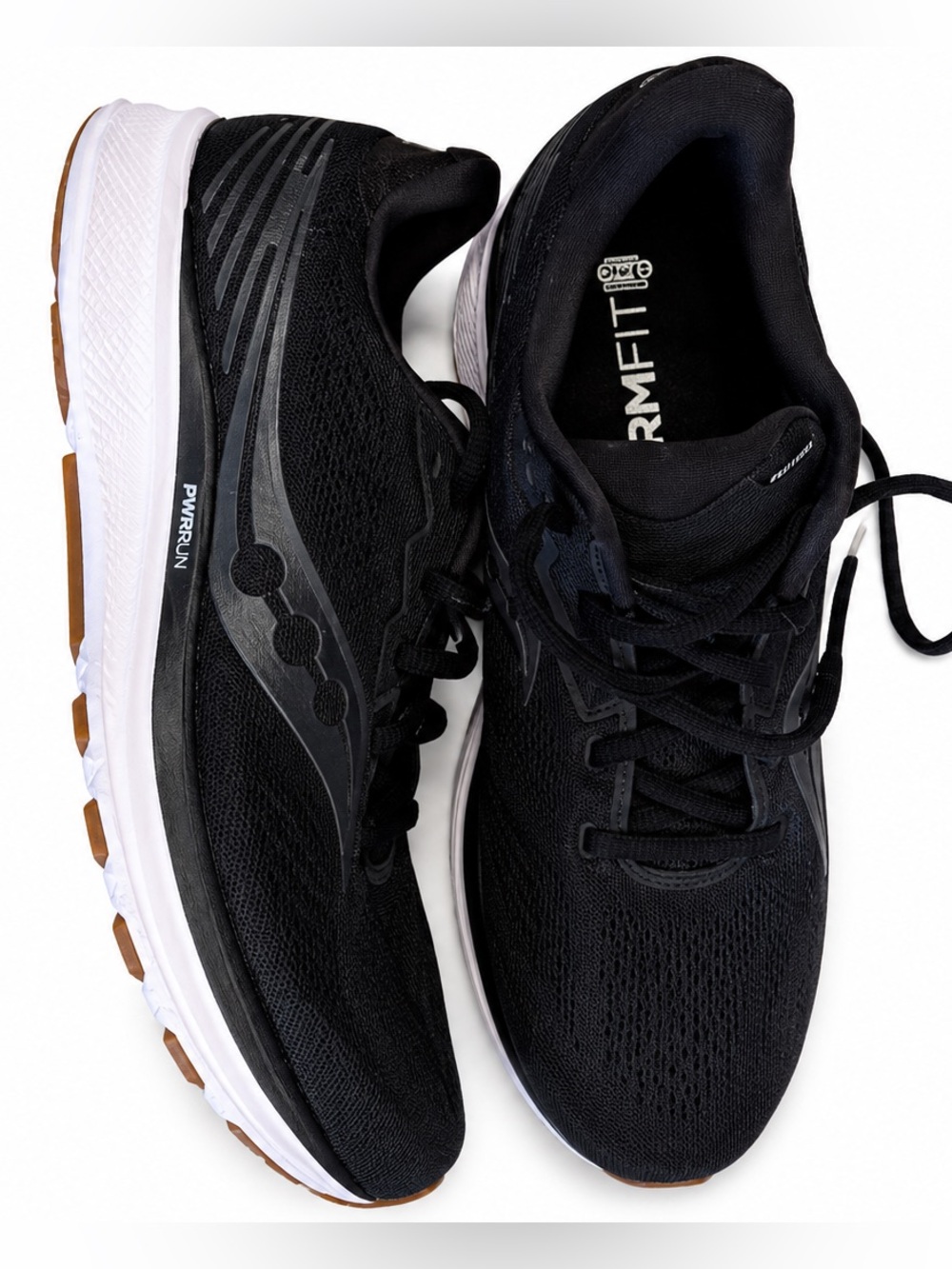 Saucony Cohesion 14 PWRRUN Running Shoes Men’s 10.5 Black White S20650-12
